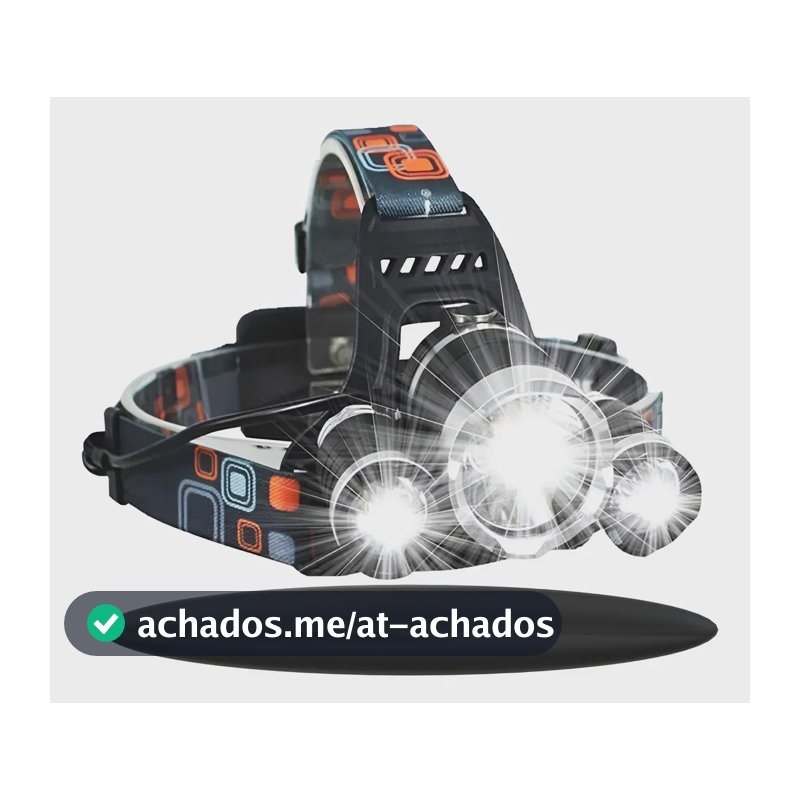 Lanterna de Cabeça Recarregável HYTALUX HY093 LED 2000lm Zoom 300m