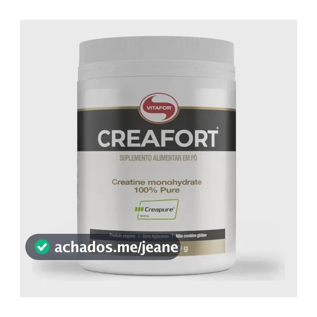 Creatina Vitafor Creafort Creapure Creafort pote 300g Sem sabor x 300g