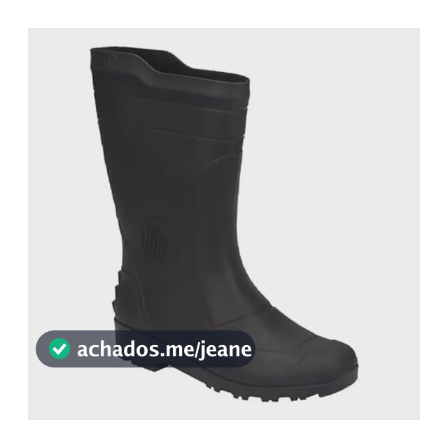 Bota Borracha Impermeável Proteção Epi Antiderrapante Chuva