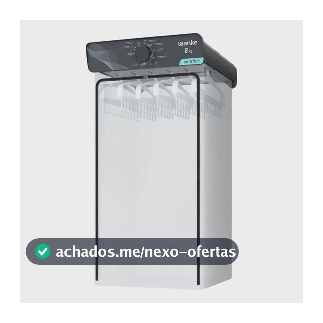 Secadora De Roupas De Parede 8kg Dobrável Wanke Grafite 220v