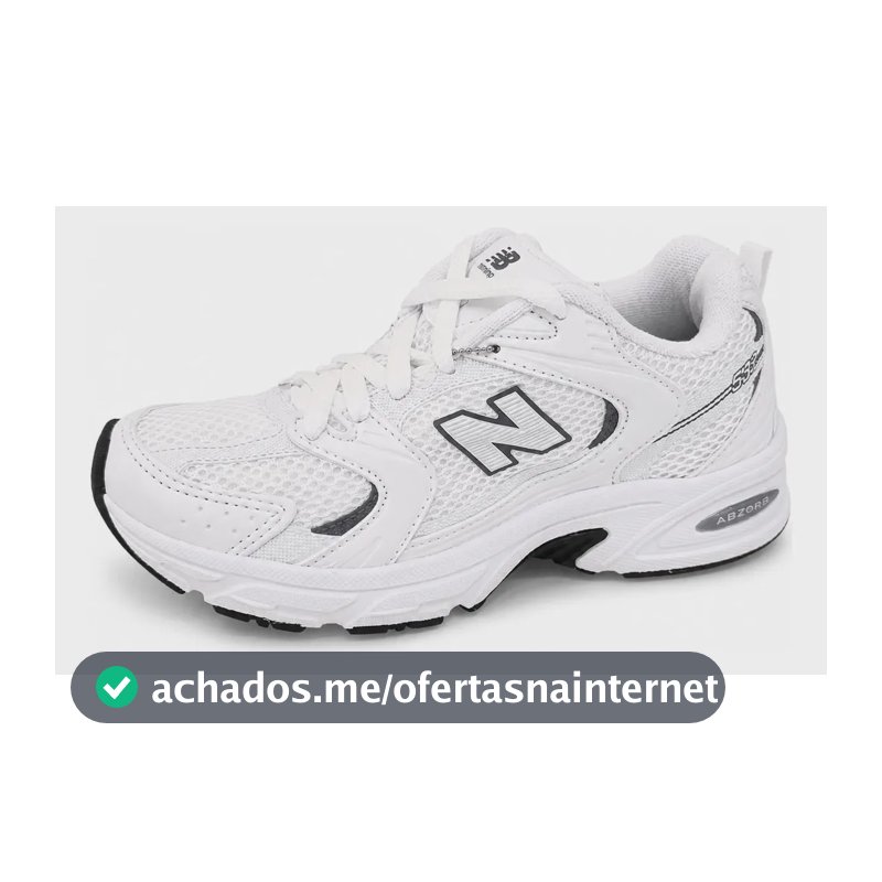 Tenis Feminino New Balance 530 Academia Caminhada Branco/cinza 36,0 Br