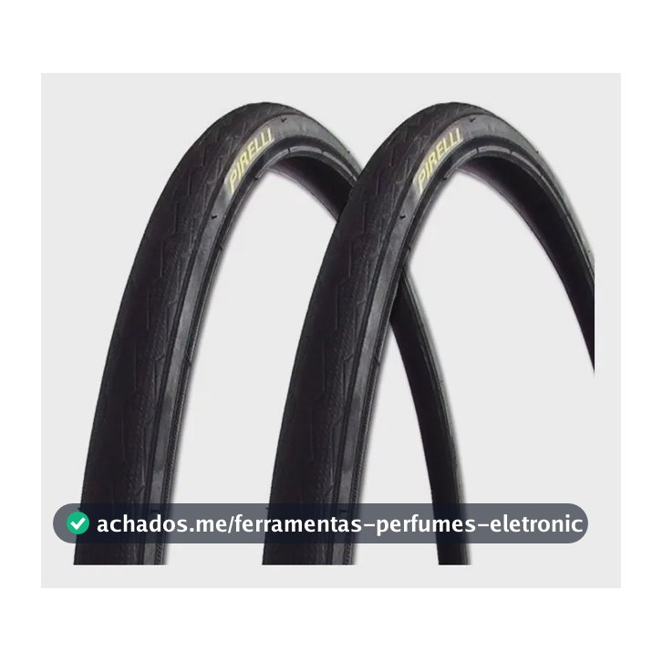 Par Pneu Bicicleta Speed 700x25 Pirelli Tornado Alfa Estrada Cor Preto