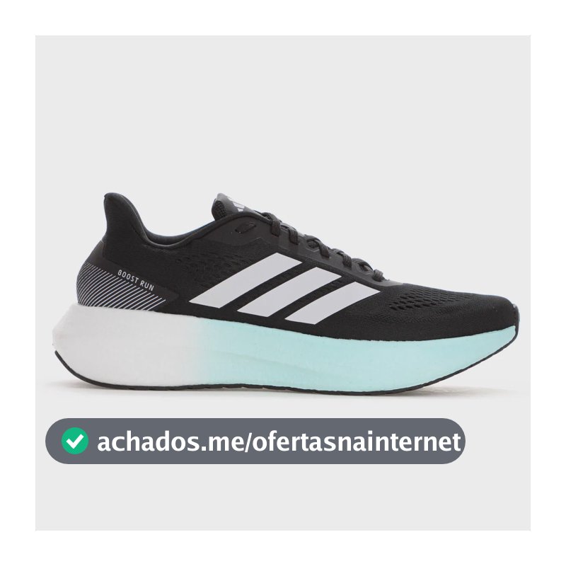 Tênis adidas Boost Run Corrida Treino Amortecimento Boost Preto 40 Br