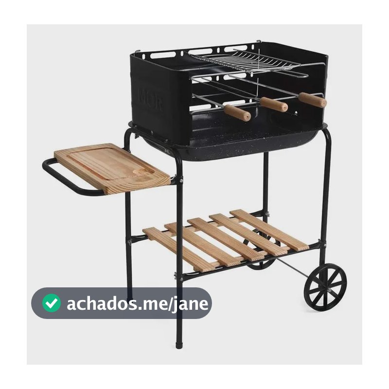 Churrasqueira a Carvão Mor Califórnia Esmaltada 49,5 cm
