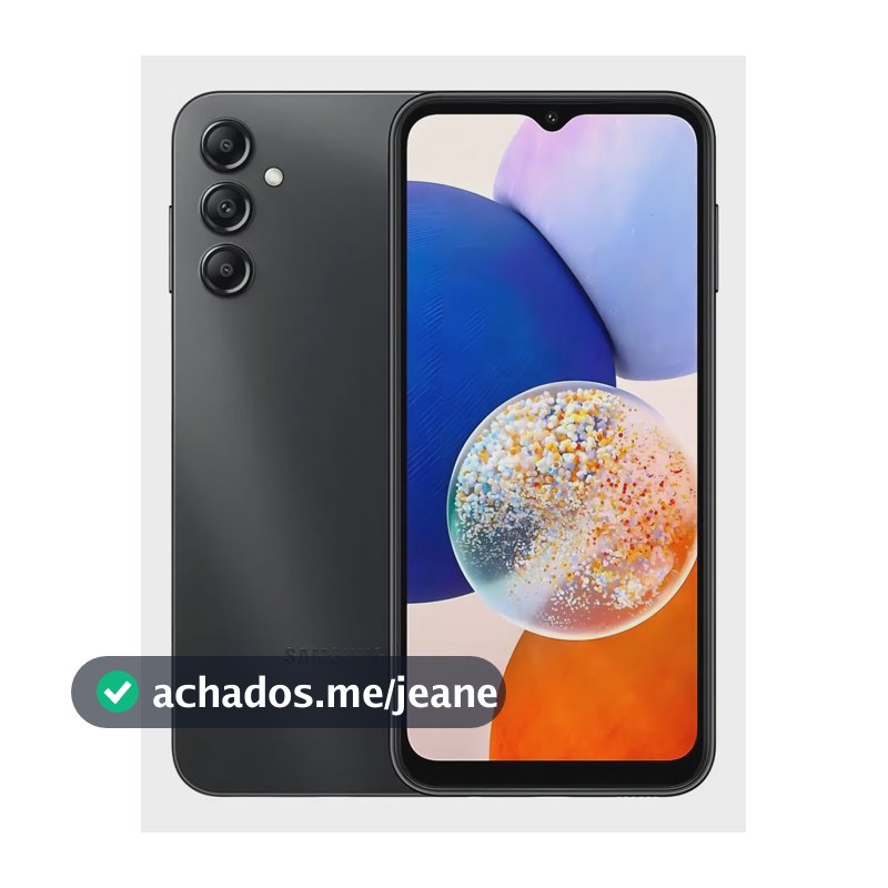 Samsung Galaxy A14 (MediaTek) 5G Dual SIM 128 GB black 6 GB RAM (Novo com caixa aberta)