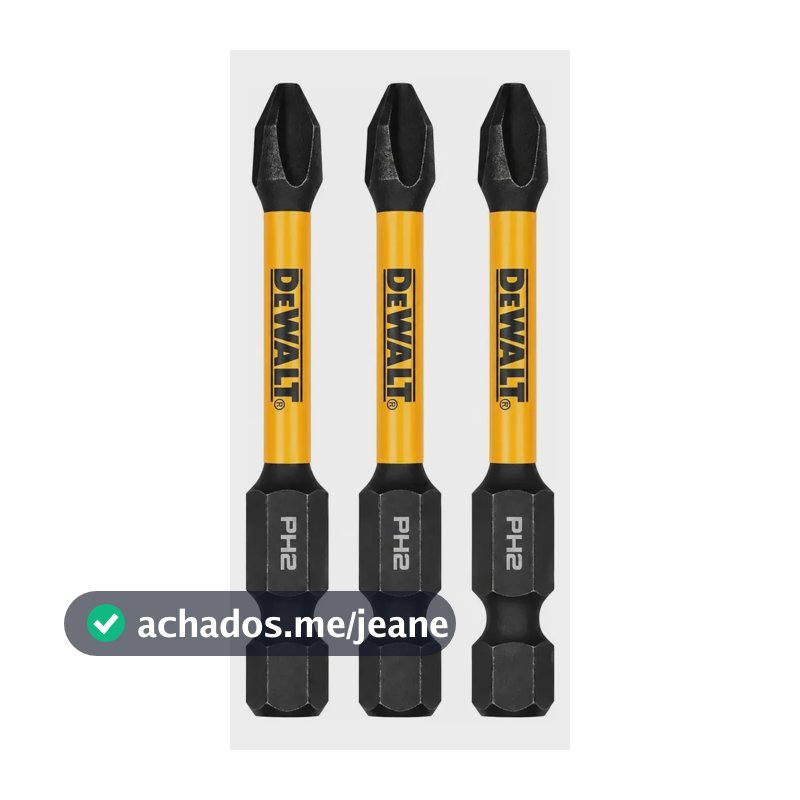3 Ponta Bit ph2 X 57mm Dewalt Dwaf2ph2ir3