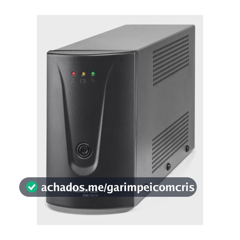 Nobreak Interativo Bivolt Intelbras Xnb 720va Cor Preto