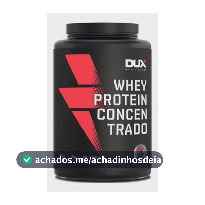 DUX HUMAN HEALTH Whey Protein Concentrado Pote 900g Sem Sabor