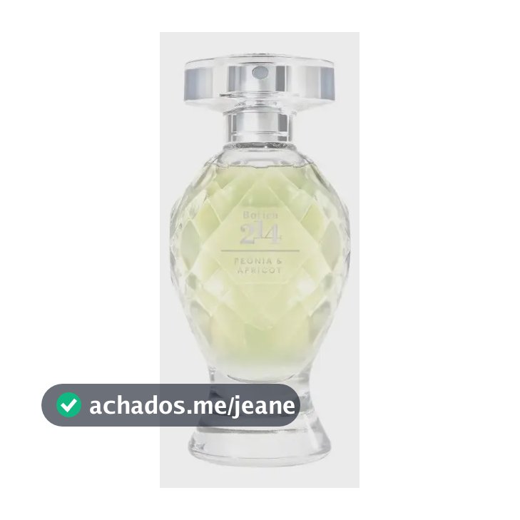 Perfume Eau de Parfum Botica 214 Peônia & Apricot 75ml Boticário