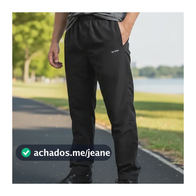 Calça Tactel Ox Silver Masculina Básica 3 Bolsos