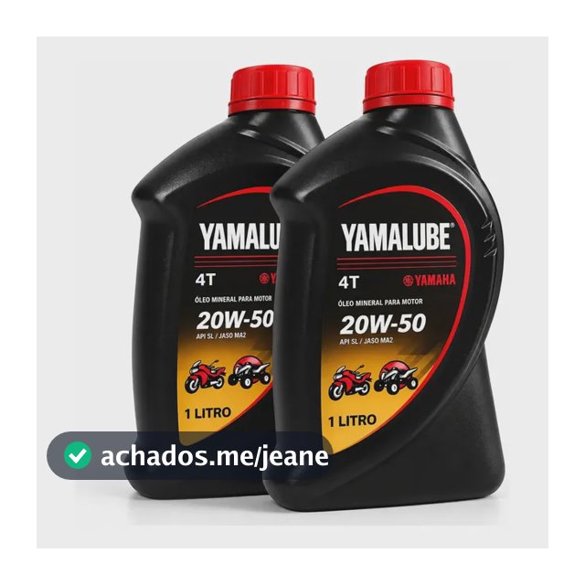 Kit 2 Oleo Yamalube 4t 20w50 Mineral