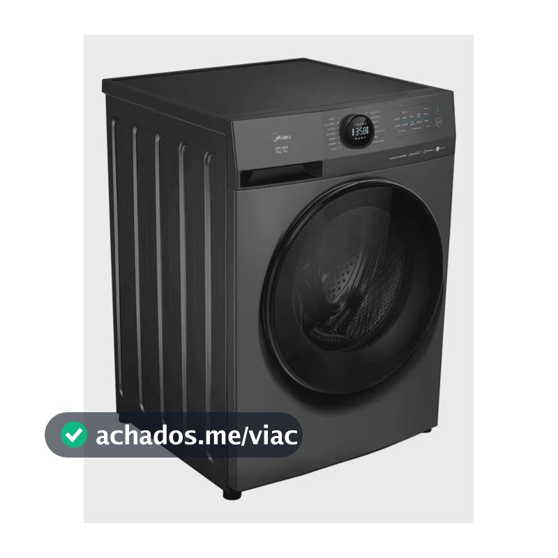 Lava E Seca 11kg Titanium Slim Conectada Midea