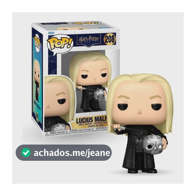Boneco Funko Pop! Harry Potter Comensais - Lucius Malfoy