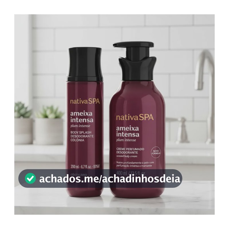 Kit Nativa Spa Ameixa Intensa Hidratante + Body Splash