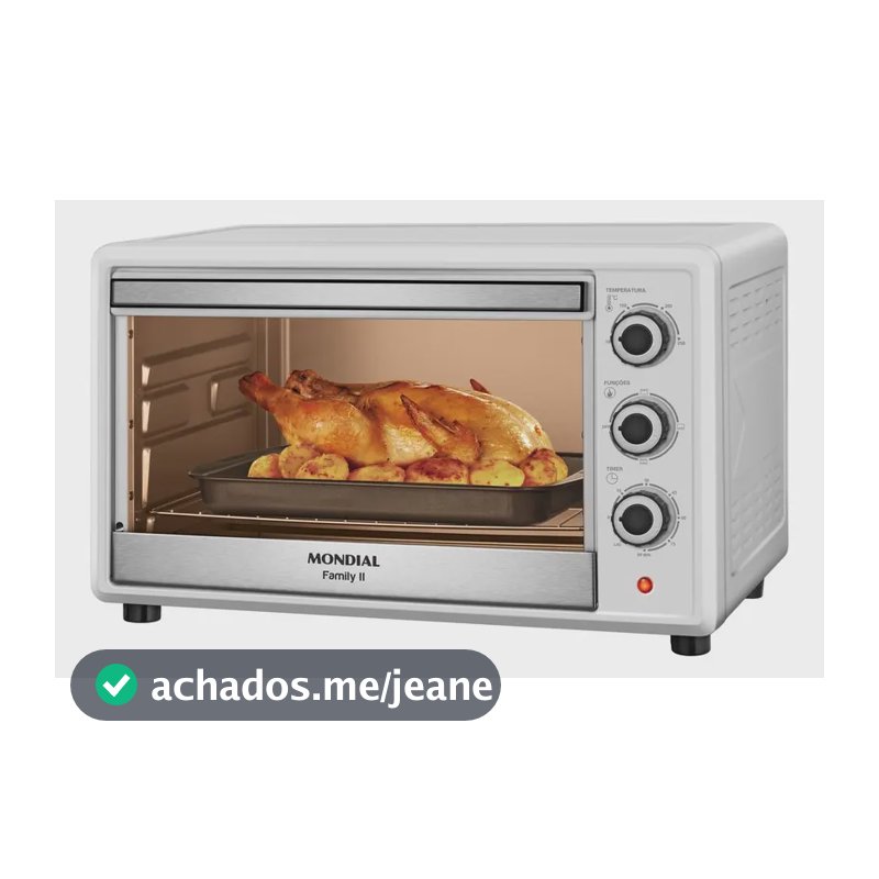 Forno Elétrico 42L Family II, Mondial 1600W FRN-42-W