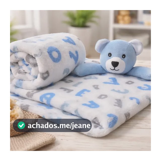 Manta Com Capuz Ou Mantinha Com Naninha Baby Cobertor P Bebe