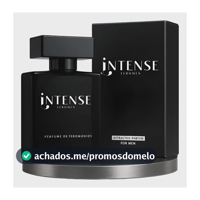 Perfume Masculino INTENSE Feromen 50ml Amadeirado Aromático Spray