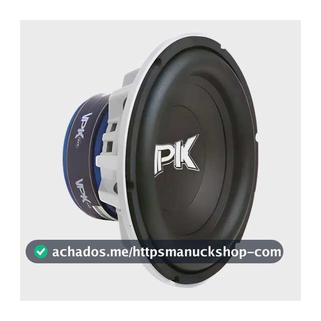 Subwoofer 12 Polegadas 900rms Qvs 4 Ohms Sub 12-60 Branco