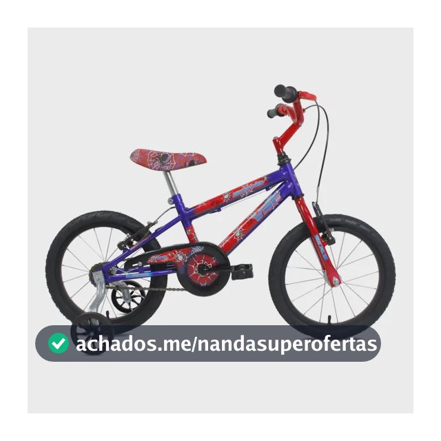 Bicicleta Infantil Aro 16 Masculina Até 7 Anos Super Heróis