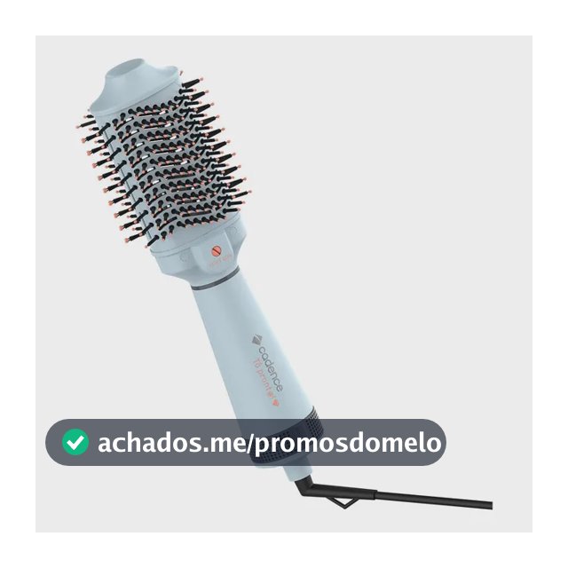 Escova Cadence Secadora Alisadora Volumizadora Esc710-biv Cinza