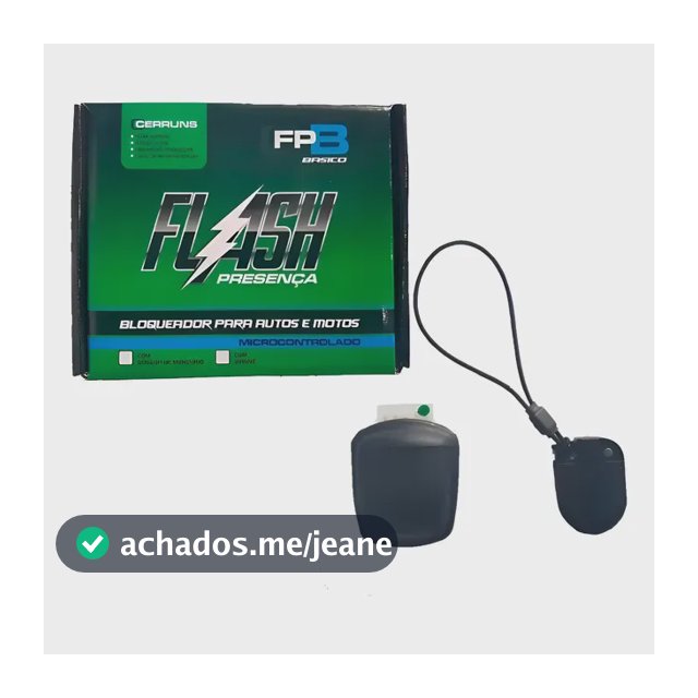 Alarme Flash Presença Carro Moto Cerruns Bloqueador Basico