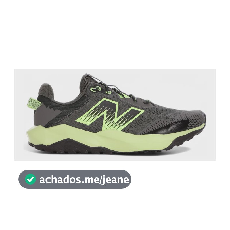 Tênis New Balance Nitrel V6 Amortecimento Responsivo Trilha Cinza 44 Br