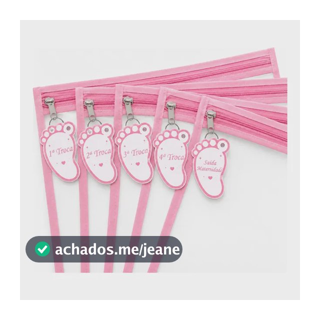 Kit 10 Saquinhos Maternidade + 5 Tag Identificação De Trocas