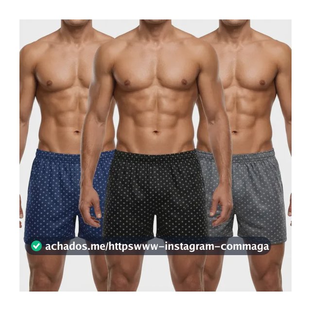 Kit 3 Short De Dormir Cueca Samba Canção Malha Fria Pijama