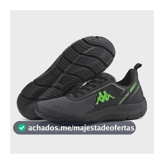 Tênis Kappa Run 200 Original Caminhada Academia