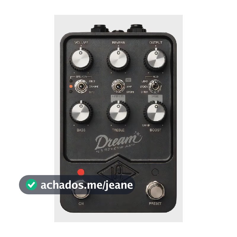 Pedal de Reverb Universal Audio Dream '65 Amplifier para Guitarra