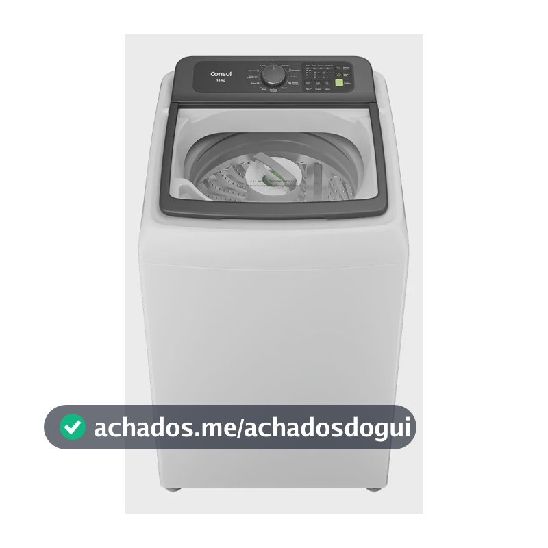 Máquina de Lavar Consul 14Kg Branca com Modo Eco - CWN14AB