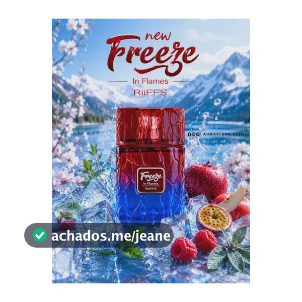 Perfume Riiffs Freeze In Flames Extrait De Parfum 100ml