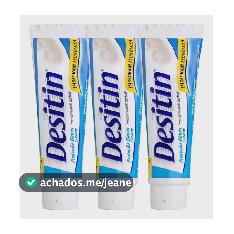 Kit Com 3 Cremes Preventivo De Assaduras Desitin Creamy 113g
