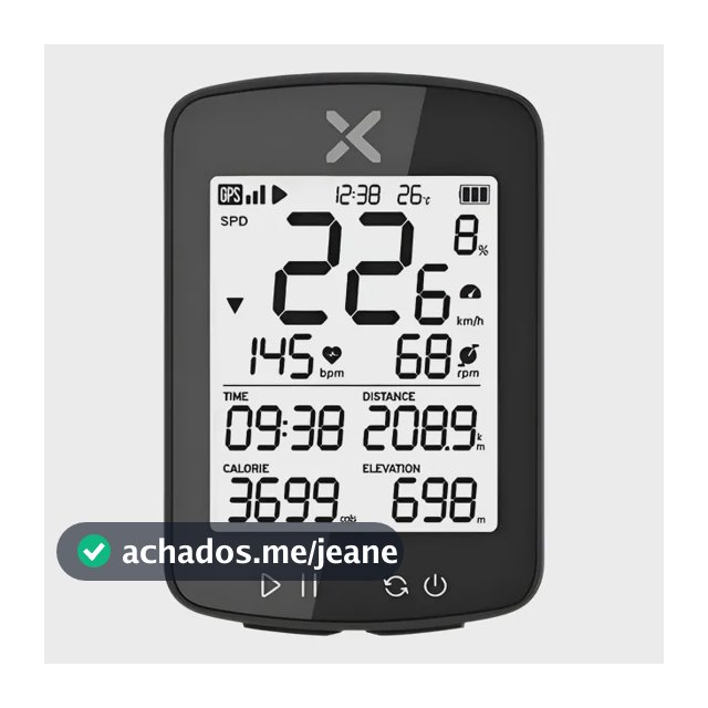 Gps Xoss G2+ Plus Ant+ Bluetooth Strava Bike Ciclocomputador Cinza-escuro