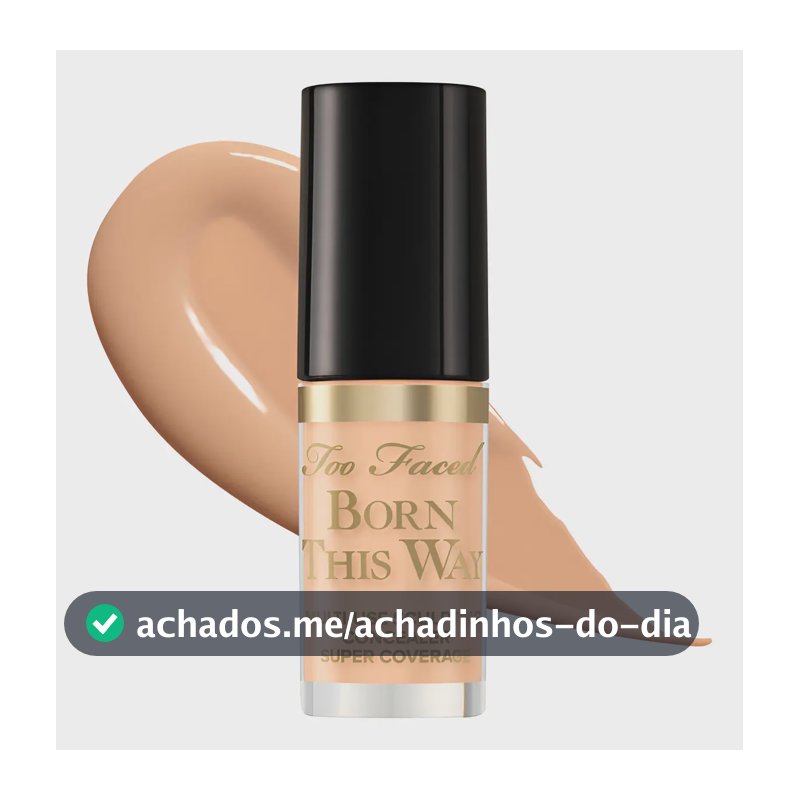 Corretivo Too Faced Born This Way Supercoverage Mini Tom Vanilla