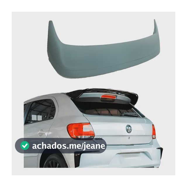 Aerofólio Gol G6 Race Cinza