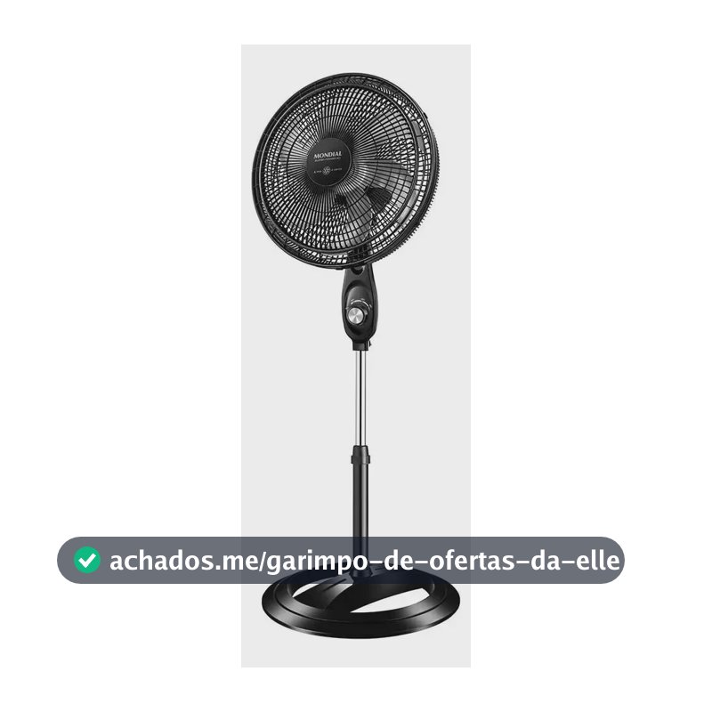 Ventilador de Coluna 40cm Super Power VSP40C 6 Pás 3 Velocidades Mondial 127v