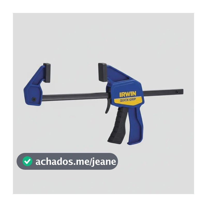 Grampo Sargento Aperto Rapido 15cm Expansor 63kg Irwin