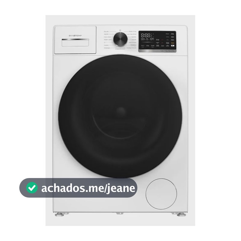 Lava E Seca Brastemp 14/8kg Com Inteligência B=smart, Branca