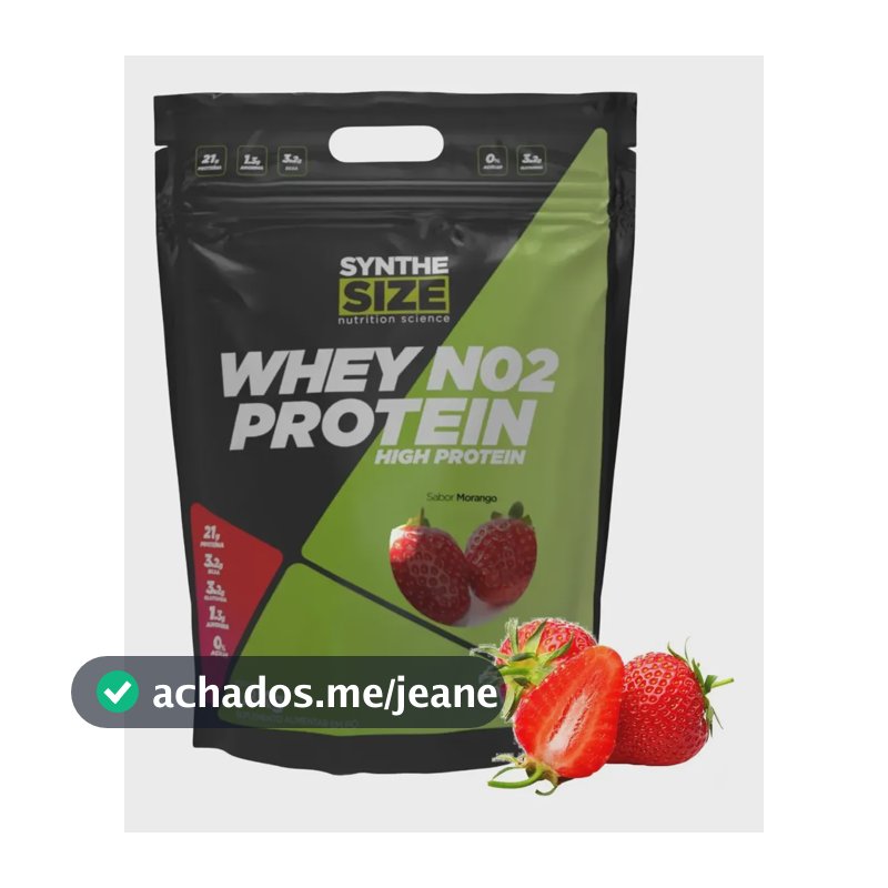 Whey Concentrado No2 Protein High Protein Synthesize 1,8kg Morango
