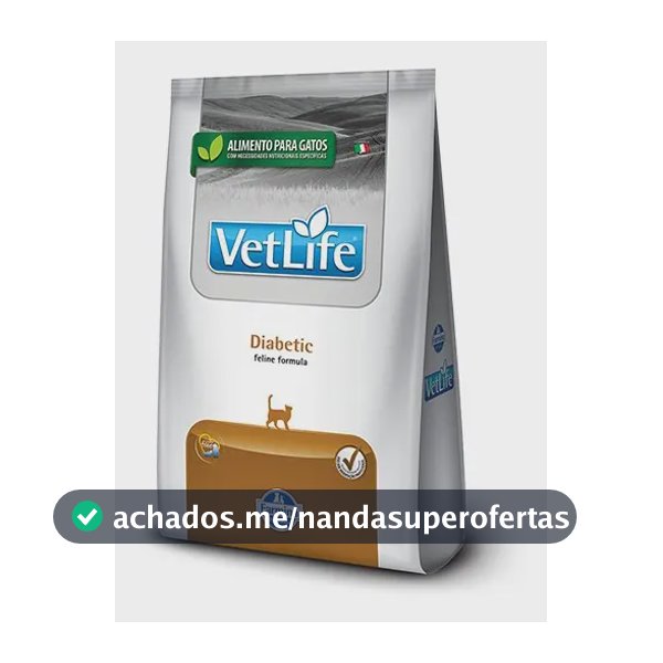 Ração Para Gatos Farmina Vet Life Diabetic Adulto 2kg
