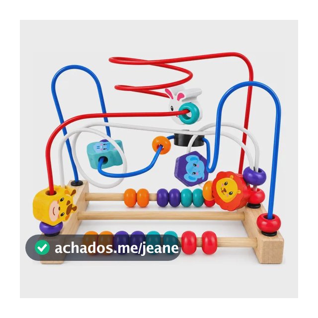 Brinquedo Labirinto Educativo Aramado Tea Montessori Cores Animais - Coloridos