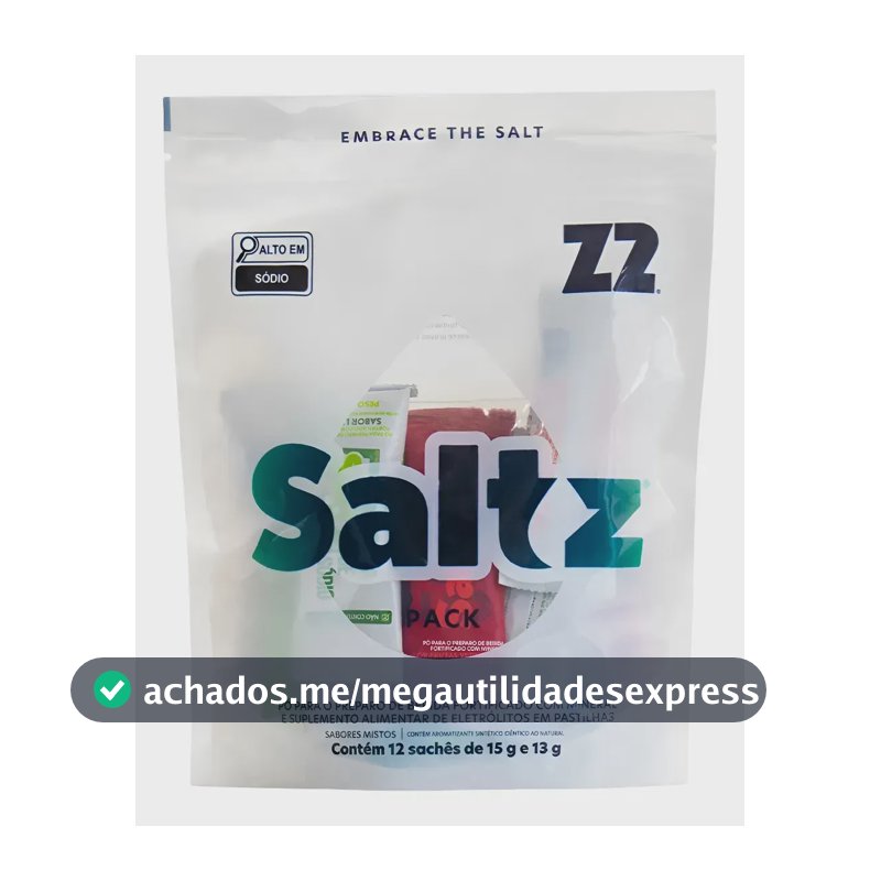 Z2 Saltz Pack 12 Sticks 15g Sortidos Eletrólitos Sódio Saltz Pack