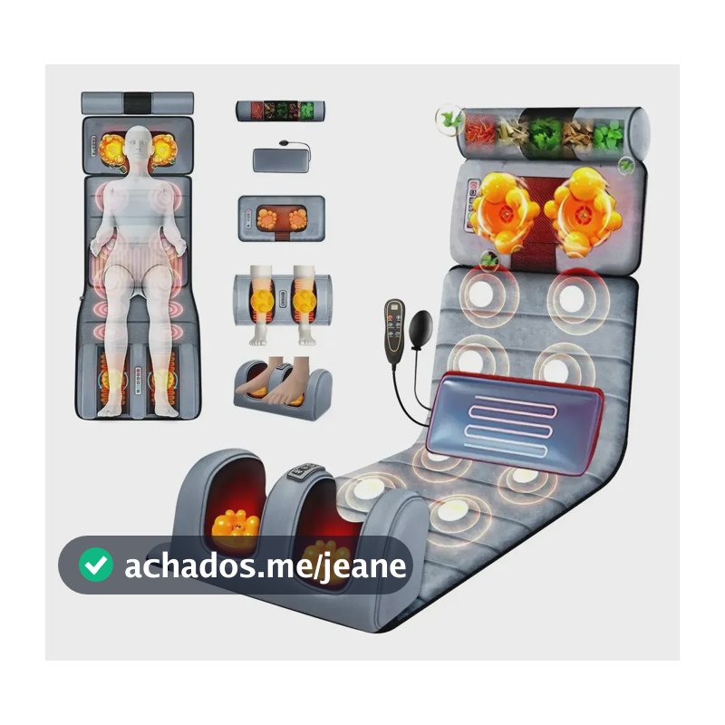 Colchonete Ou Colchão Massageador Azul-escuro 127/220v