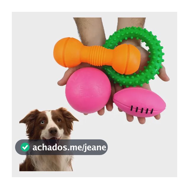Kit De Brinquedos Para Pet Shop Cachorros Médios E Grandes
