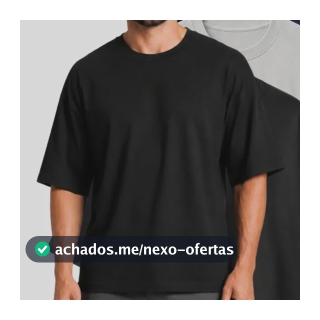 Kit Camisa Oversized Masculino Blusa Streetwear Algodão
