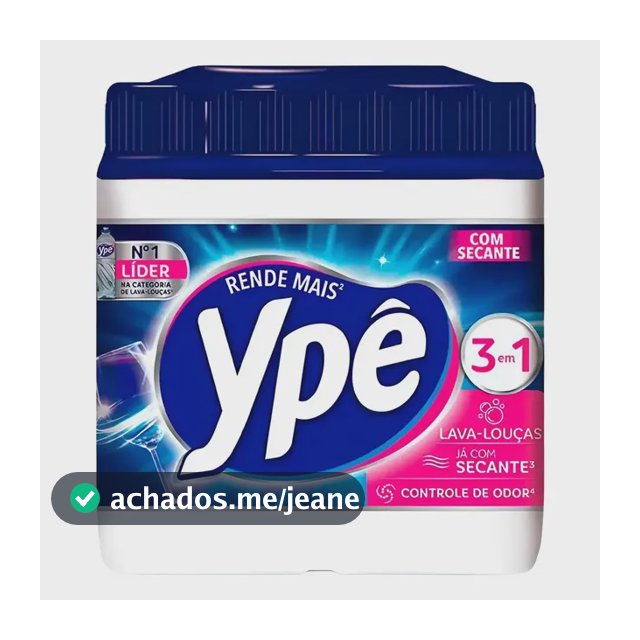 Detergente Em Pó Para Máquina De Lavar Louças Ypê 450g