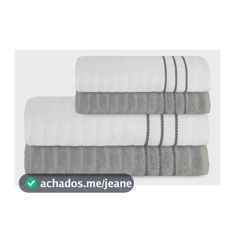 Jogo Toalha Oceane 450g/m² 4pç 2 Banho 2 Rosto Camesa