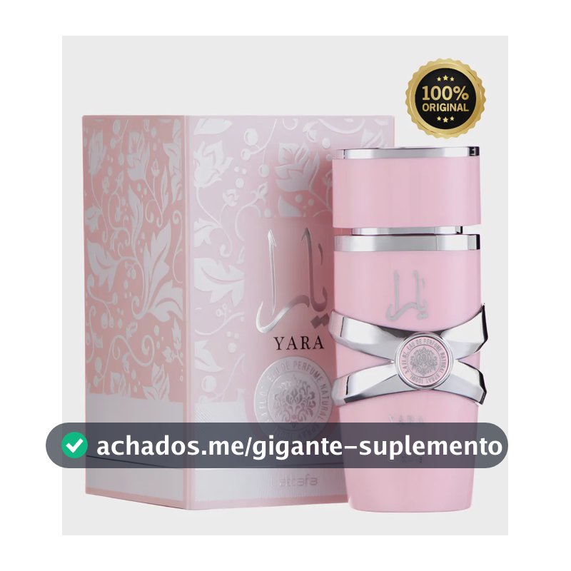 Perfume Árabe Feminino Yara Lattafa Eau De Parfum 100 Ml