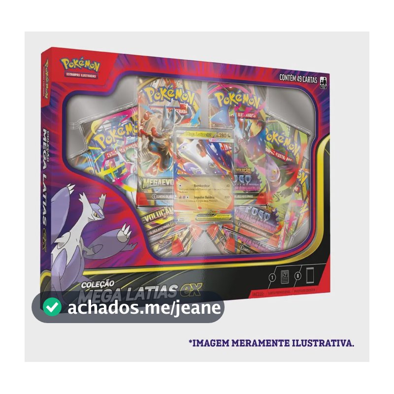 Copag Box Pokémon Mega Latias EX